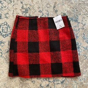 Plaid skirt